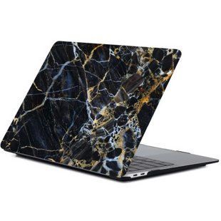 Накладка для MacBook Pro 16.2" PRINT Case (2021-2026) &ndash; M1 (A2485), M2 (A2780), M3 (A2991), M4 (A3186, A3403), M5 (A3428, A3429) &mdash; із малюнком &mdash; Marble Midnight / Чорна A25357 фото
