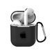 Чохол Logo Case для AirPods 1 | 2 &mdash; силіконовий &mdash; Charcoal Gray / Графітовий A30995 фото