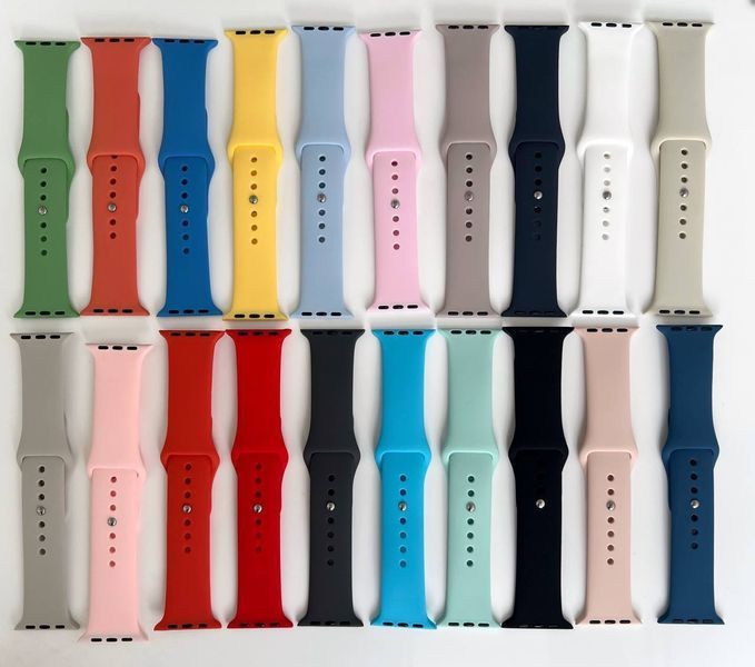 Ремешок Silicone Sport Band для Apple Watch 42mm (Series 1-3) / 44mm / 45mm / 46mm / 49mm Ultra, размер L (большой) &mdash; силиконовый &mdash; Amethyst / Фиолетовый A27143 фото