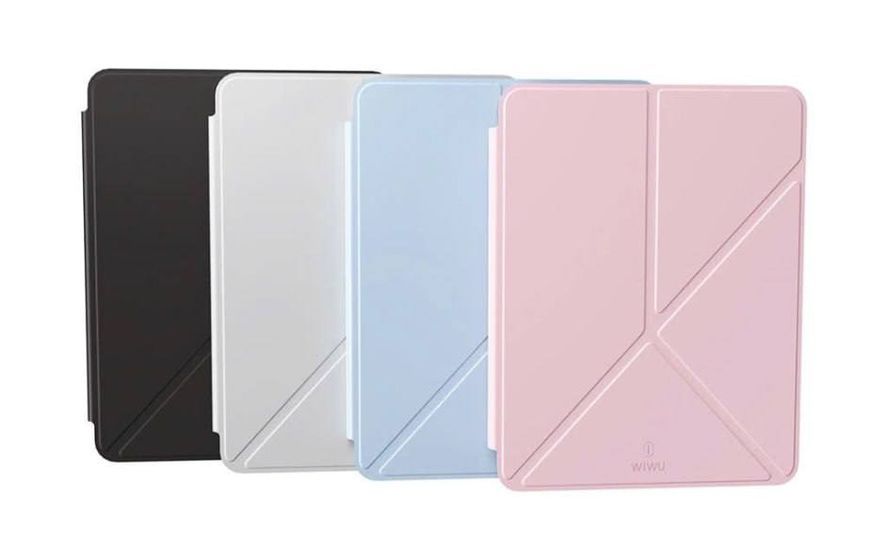 Чехол-книжка с держателем для стилуса WiWU Classic III Case для планшета iPad Air 4/5 10.9" | Air 11" (2024-2026) | Pro 11" (2018-2025) &mdash; Pink Sand / Розовый A28778 фото