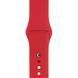 Ремешок Silicone Sport Band для Apple Watch 42mm (Series 1-3) / 44mm / 45mm / 46mm / 49mm Ultra, размер L (большой) &mdash; силиконовый &mdash; Product Red / Красный A27164 фото