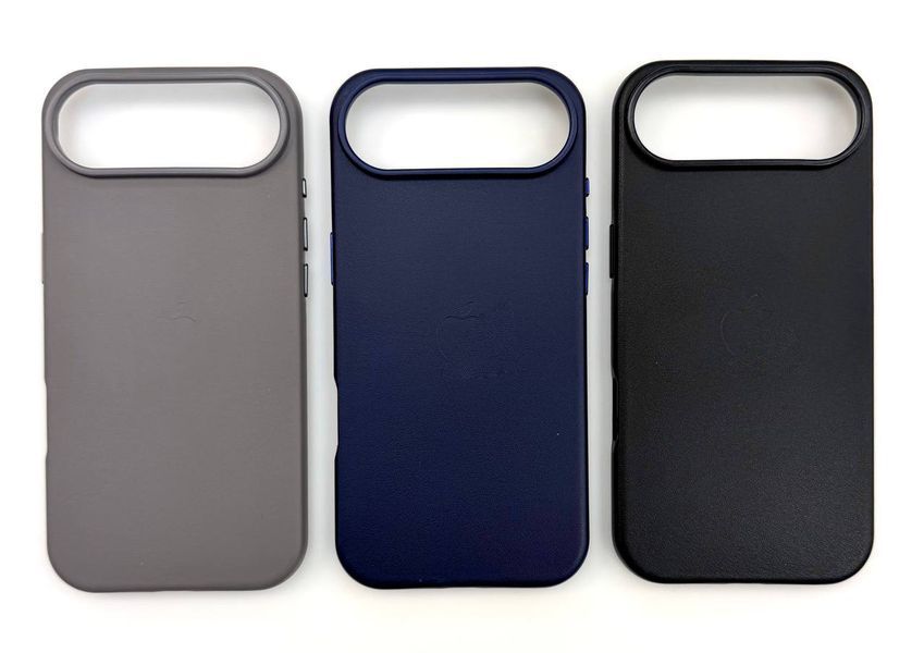 Чохол Leather Case із MagSafe для iPhone 17 &mdash; шкіряний &mdash; Dark Gray / Сірий A23061 фото