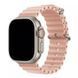 Ремешок Ocean Loop для Apple Watch 42mm (Series 1-3) / 44mm / 45mm / 46mm / 49mm Ultra &mdash; силиконовый &mdash; Pink Sand / Розовый A27424 фото