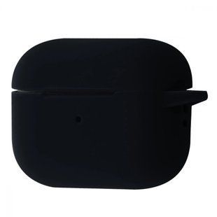 Чохол з мікрофіброю / Microfiber Case для AirPods 3 &mdash; силіконовий &mdash; Black / Чорний A31424 фото