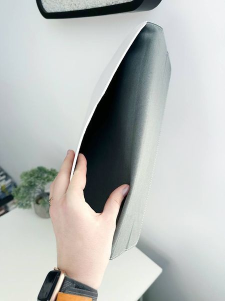 Чехол-конверт из эко-кожи Leather PU для MacBook и ноутбука 13.3 | 14&rdquo; &mdash; Sky Blue / Голубой A26247 фото