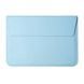 Чехол-конверт из эко-кожи Leather PU для MacBook и ноутбука 13.3 | 14&rdquo; &mdash; Sky Blue / Голубой A26247 фото