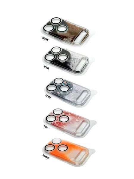 Скло захисне на камеру Glitter Camera Protector для iPhone 17 PRO MAX &mdash; Black / Чорний A25034 фото