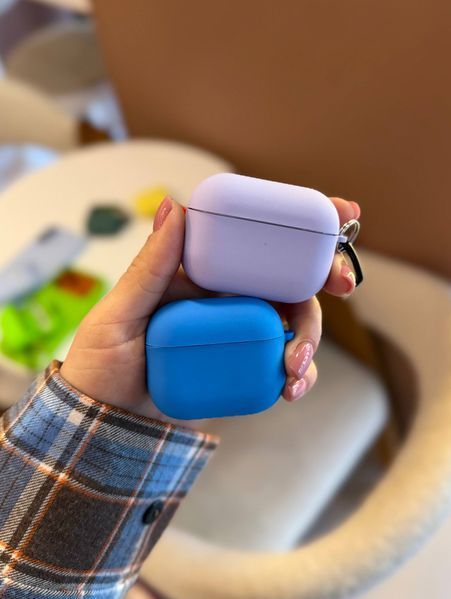 Чехол с микрофиброй / Microfiber Case для AirPods 1 | 2 &mdash; силиконовый &mdash; Spearmint / Спирминт A30826 фото