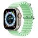 Ремешок Ocean Loop для Apple Watch 42mm (Series 1-3) / 44mm / 45mm / 46mm / 49mm Ultra &mdash; силиконовый &mdash; Mint / Мятный A27426 фото