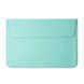 Чехол-конверт из эко-кожи Leather PU для MacBook и ноутбука 13.3 | 14&rdquo; &mdash; Mint / Мятный A26249 фото