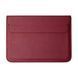 Чехол-конверт из эко-кожи Leather PU для MacBook и ноутбука 13.3 | 14&rdquo; &mdash; Red / Красный A26250 фото