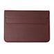 Чехол-конверт из эко-кожи Leather PU для MacBook и ноутбука 13.3 | 14&rdquo; &mdash; Brown / Коричневый A26252 фото