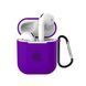Чохол Logo Case для AirPods 1 | 2 &mdash; силіконовий &mdash; Ultraviolet / Ультрафіолет A30914 фото