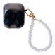 Чехол с бантиком для AirPods 1 | 2 &mdash; силиконовый &mdash; Black / Чёрный A30830 фото 1