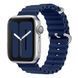 Ремешок Ocean Loop для Apple Watch 42mm (Series 1-3) / 44mm / 45mm / 46mm / 49mm Ultra &mdash; силиконовый &mdash; Cobalt Blue / Синий A27430 фото
