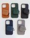 Чохол Grain Leather Case для AirPods Pro &mdash; шкіряний &mdash; White / Білий A31748 фото 3