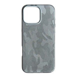 Чохол Army із MagSafe для iPhone 16 &mdash; камуфляжний &mdash; Gray / Сірий A23943 фото