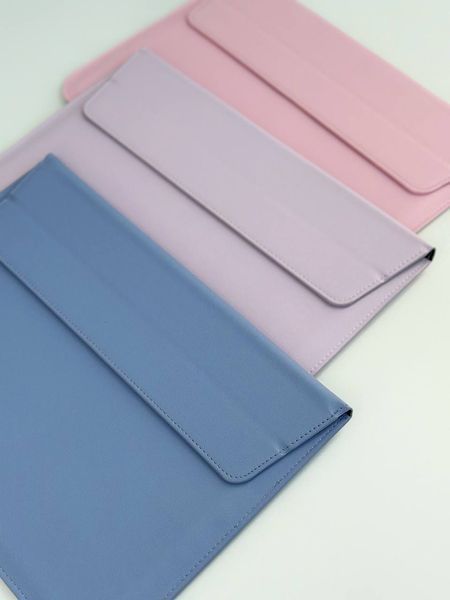 Чехол-конверт из эко-кожи Leather PU для MacBook и ноутбука 13.3 | 14&rdquo; &mdash; White / Белый A26256 фото