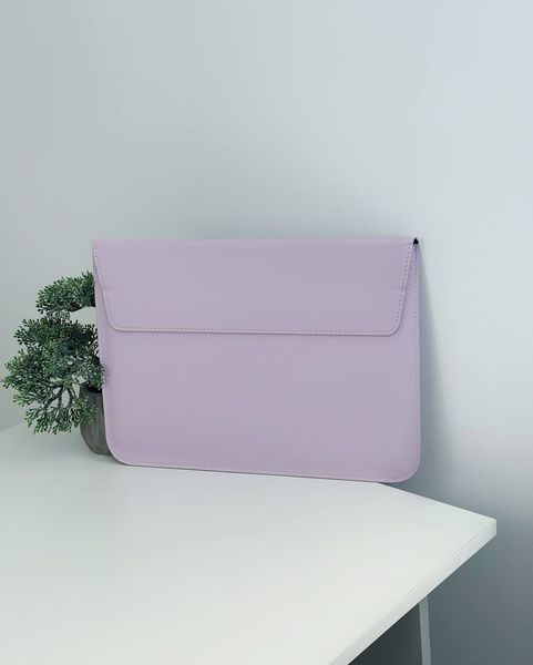 Чехол-конверт из эко-кожи Leather PU для MacBook и ноутбука 13.3 | 14&rdquo; &mdash; White / Белый A26256 фото