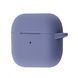 Чохол з мікрофіброю / Microfiber Case для AirPods 1 | 2 &mdash; силіконовий &mdash; Lavender Gray / Сіра лаванда A30923 фото