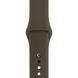 Ремешок Silicone Sport Band для Apple Watch 42mm (Series 1-3) / 44mm / 45mm / 46mm / 49mm Ultra, размер L (большой) &mdash; силиконовый &mdash; Dark Olive / Оливковый A27103 фото