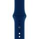 Ремешок Silicone Sport Band для Apple Watch 42mm (Series 1-3) / 44mm / 45mm / 46mm / 49mm Ultra, размер L (большой) &mdash; силиконовый &mdash; Deep Navy / Синий A27213 фото