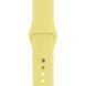 Ремешок Silicone Sport Band для Apple Watch 42mm (Series 1-3) / 44mm / 45mm / 46mm / 49mm Ultra, размер L (большой) &mdash; силиконовый &mdash; Yellow Mellow / Жёлтый A26600 фото