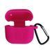 Чехол Logo с карабином для AirPods 3 &mdash; силиконовый &mdash; Hot Pink / Ярко-розовый A31498 фото