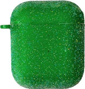 Чохол Crystal Color для AirPods 1 | 2 &mdash; силіконовий &mdash; Green / Зелений A30841 фото