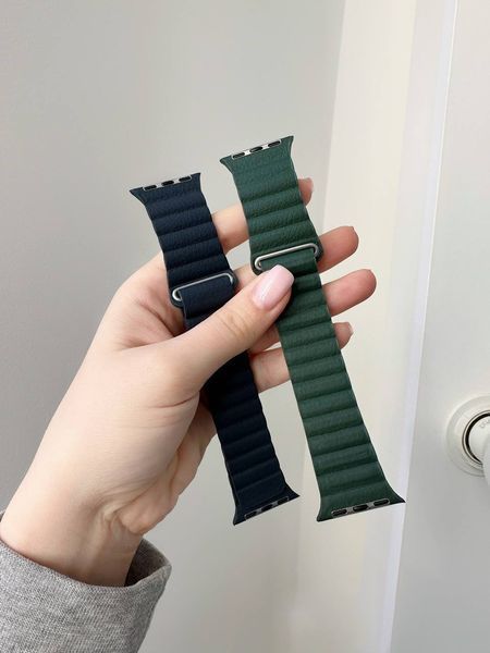 Ремінець Leather Loop Band для Apple Watch 42mm (Series 1-3) / 44mm / 45mm / 46mm / 49mm Ultra &mdash; Cape Cod Blue / Синій A26895 фото