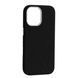 Чехол Flower Liquid Silicone Case с MagSafe для iPhone 16 &mdash; Black / Чёрный A3680 фото
