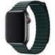 Ремінець Leather Loop Band для Apple Watch 42mm (Series 1-3) / 44mm / 45mm / 46mm / 49mm Ultra &mdash; Forest Green / Зелений A26858 фото