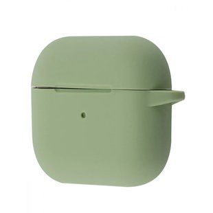 Чохол з мікрофіброю / Microfiber Case для AirPods 1 | 2 &mdash; силіконовий &mdash; Mint Gum / М'ятна жуйка A30944 фото