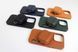 Чехол Leather Case для AirPods 3 &mdash; кожаный &mdash; Forest Green / Лесной зелёный A31386 фото 5