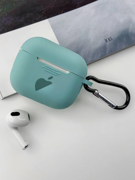Чохол Logo Case для AirPods 1 | 2 &mdash; силіконовий &mdash; Glycine / Фіалковий A30872 фото