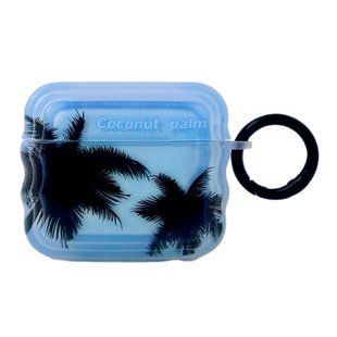 Чехол Print Waves для AirPods 3 &mdash; силиконовый &mdash; Coconut Palm / Кокосовая пальма A31393 фото