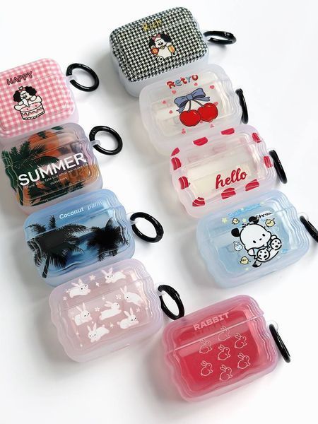 Чехол Print Waves для AirPods 3 &mdash; силиконовый &mdash; Coconut Palm / Кокосовая пальма A31393 фото