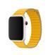 Ремінець Leather Loop Band для Apple Watch 42mm (Series 1-3) / 44mm / 45mm / 46mm / 49mm Ultra &mdash; Yellow / Жовтий A26822 фото
