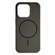 Чехол Silicone Case Full Protective с MagSafe для iPhone 17 &mdash; силиконовый &mdash; Charcoal Gray / Серый A1257 фото