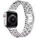 Ремешок Crystal Band для Apple Watch 42mm (Series 1-3) / 44mm / 45mm / 46mm / 49mm Ultra &mdash; металлический &mdash; Silver / Серебристый A27447 фото