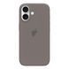 Чохол Silicone Case Full для iPhone 17 &mdash; силіконовий &mdash; Pebble / Сірий A24078 фото