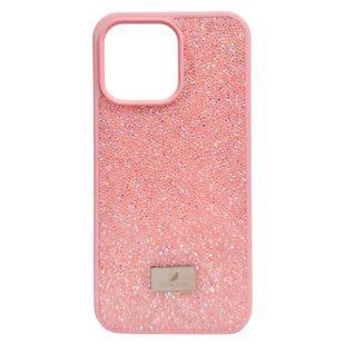 Чохол зі стразами Svarowski Diamonds для iPhone 16 Plus &mdash; Pink / Рожевий A2862 фото