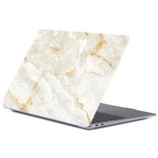 Накладка для MacBook New Pro 15.4" PRINT Case (2016-2019) &ndash; Intel (A1707, A1990) &mdash; із малюнком &mdash; Marble Beige / Бежева A25727 фото
