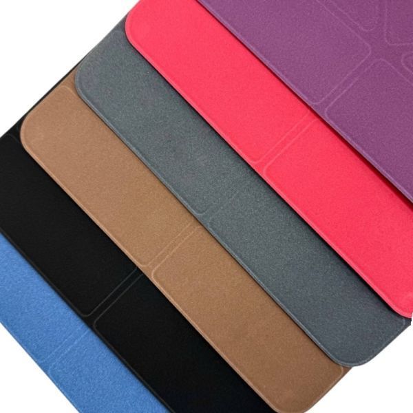 Чохол-орігамі Origami Kevlar Design з тримачем для стилуса для iPad Pro 12.9" (2018-2022) &mdash; M1 | M2 | iPad Air 13" (2024-2026) &mdash; M2 | M3 | M4 &mdash; Brown / Коричневий A28824 фото