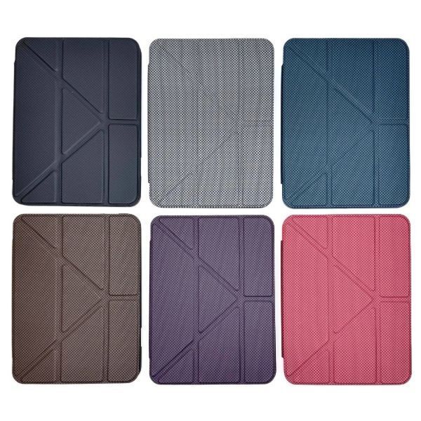 Чохол-орігамі Origami Kevlar Design з тримачем для стилуса для iPad Pro 12.9" (2018-2022) &mdash; M1 | M2 | iPad Air 13" (2024-2026) &mdash; M2 | M3 | M4 &mdash; Brown / Коричневий A28824 фото
