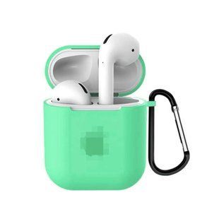 Чохол Logo Case для AirPods Pro 2 &mdash; силіконовий &mdash; Spearmint / Спірмінт A32027 фото