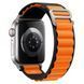 Ремінець Alpine Loop для Apple Watch 42mm (Series 1-3) / 44mm / 45mm / 46mm / 49mm Ultra &mdash; нейлоновий &mdash; Black-Orange A27401 фото 1