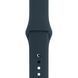 Ремешок Silicone Sport Band для Apple Watch 42mm (Series 1-3) / 44mm / 45mm / 46mm / 49mm Ultra, размер L (большой) &mdash; силиконовый &mdash; Pacific Green / Зелёный A27206 фото