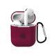 Чехол Logo Case для AirPods 3 &mdash; силиконовый &mdash; Rose Red / Красная роза A31529 фото